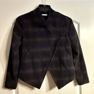 Dex Women's Asymmetrical Wool Blend Jacket